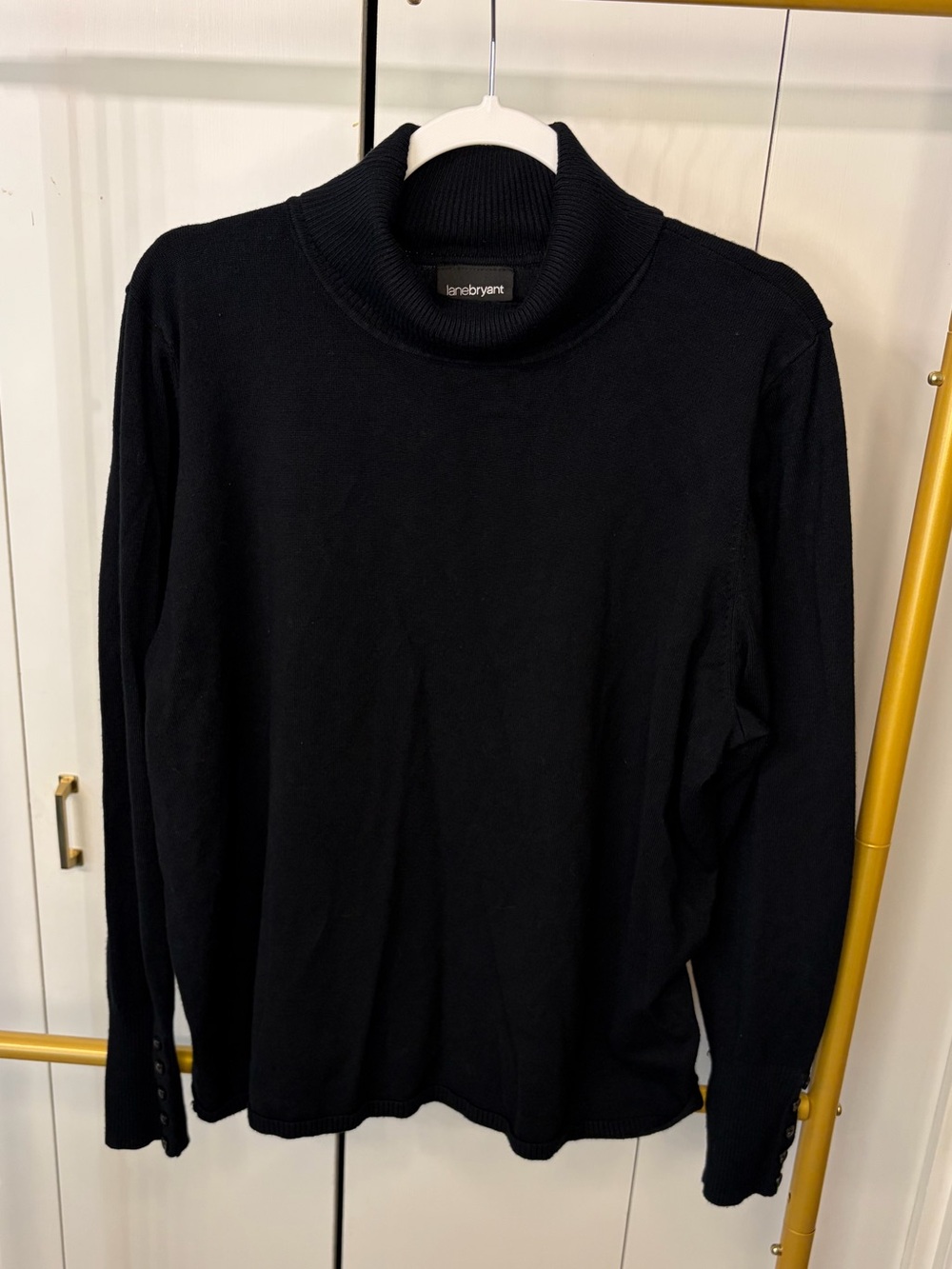Lane Bryant Black Turtleneck Sweater